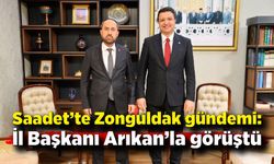 Saadet Partisi Zonguldak İl Başkanı’ndan Genel Başkan Arıkan’a ziyaret