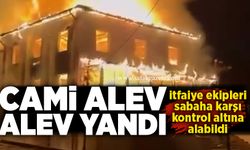 Cami alev alev yandı