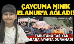 Çaycuma Elanur’a ağladı! Tabutunu taşıyan baba ayakta duramadı