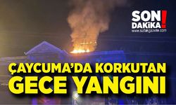 Çaycuma’da Korkutan Gece Yangını