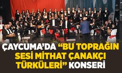 Çaycuma’da “Bu Toprağın Sesi Mithat Çanakçı Türküleri” konseri