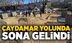 Çaydamar yolunda sona gelindi