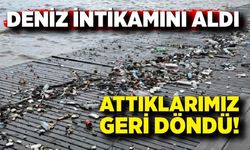 Deniz İntikamını Aldı: Attığımız Çöpler Kıyıya Vurdu