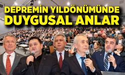 Depremin Yıldönümünde Duygusal Anlar
