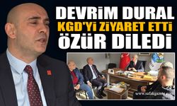 Devrim Dural KGD'yi ziyaret etti, özür diledi