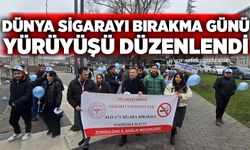 Zonguldak’ta Dünya Sigarayı Bırakma Günü yürüyüşü düzenlendi