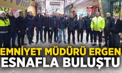 Emniyet Müdürü Ergen esnafla buluştu