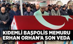 Kalp Krizi Geçiren Polis Son Yolculuğuna Uğurlandı