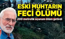Eski muhtarın son yolculuğu uçurumda bitti