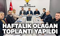 AK Parti Zonguldak İl Yönetimi yeni hizmet binasında toplandı