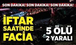 Kafa Kafaya Çarpıştılar: 5 Kişi Olay Yerinde Hayatını Kaybetti
