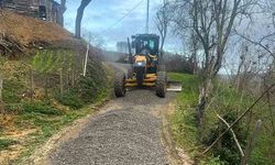 Iğdır köyünde yol bakım çalışmaları tamamlandı