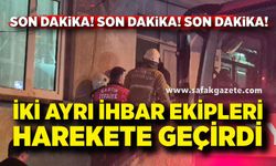 Aynı Mahallede İki Ayrı İhbar Ekipleri Harekete Geçirdi