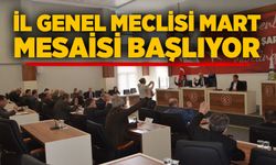 Zonguldak İl Genel Meclisi Mart mesaisi başlıyor