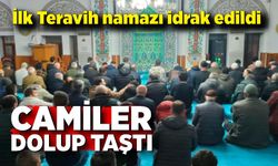 İlk Teravih Namazı Coşkuyla Kılındı