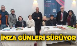 İmza günleri sürüyor