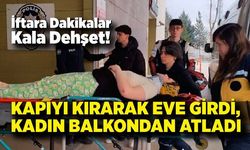 Kapıyı Kıran Eşinden Kaçarken Balkondan Atladı