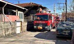 Karabük’te tek katlı evde yangın paniği