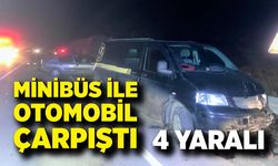 Kastamonu’da minibüsle otomobil çarpıştı: 4 yaralı
