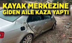Kayak Merkezine Giden Ailenin Otomobili Kaza Yaptı: 3 Yaralı