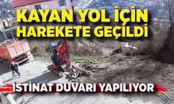 Kayan Yol İçin Harekete Geçildi: İstinat Duvarı Yapılıyor