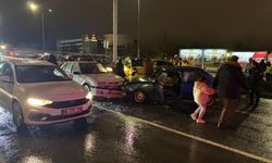 Zincirleme Kaza: 5 Araç Hasarlı