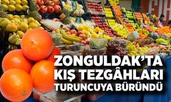 Zonguldak’ta Kış Tezgâhları Portakal ve Mandalinayla Doldu