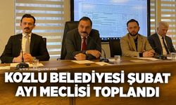 Kozlu Belediyesi şubat ayı meclisi toplandı