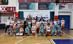 Küçükler basketbol müsabakaları heyecanla tamamlandı