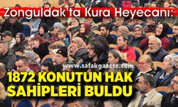 Zonguldak’ta Kura Heyecanı: Yüzlerce Konutun Hak Sahibi Belli Oldu