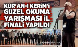 Kur'an-ı Kerim'i Güzel Okuma Yarışması il finali yapıldı