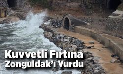 Kuvvetli Rüzgâr ve Fırtına Zonguldak’ı Vurdu