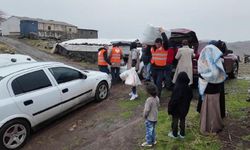 Siverek’te mağdur aileye hayırseverlerden destek