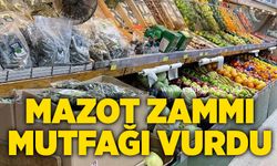 Mazot zammı mutfağı vurdu