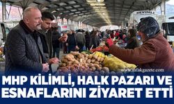 MHP Kilimli, Halk pazarı ve esnaflarını ziyaret etti