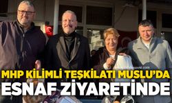 MHP Kilimli Teşkilatı Muslu’da esnaf ziyaretinde