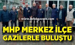 MHP Merkez İlçe yönetiminden Muharip Gaziler Derneği’ne ziyaret