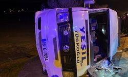 Kahramanmaraş’ta Minibüs Devrildi: 10 Kişi Yaralandı