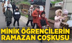 Minik öğrencilerin Ramazan coşkusu