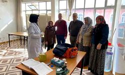 Mobil sağlık ekipleri köyleri gezdi, vatandaşları bilgilendirdi