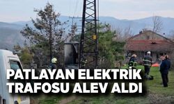 Karabük’te Trafo Patladı, Alevler Yükseldi