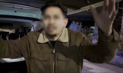 Polise zor anlar yaşattı, gazeteciyi görünce "Çekin beni" dedi