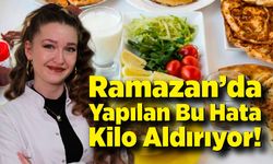 Zonguldaklı Diyetisyen Şiran Terzi’den Ramazan ayı için altın tavsiyeler
