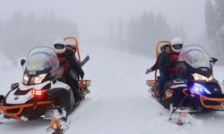 Şehit aileleri Ilgaz’da jandarmayla kar keyfi yaşadı