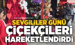 Sevgililer Günü çiçekçileri hareketlendirdi