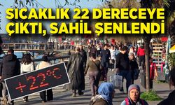 Zonguldak’ta 22 dereceyi görenler sahile koştu