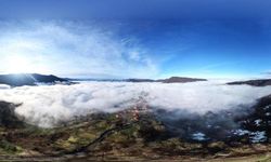 Karabük’te Sis Denizine Bürünen Köy Hayran Bıraktı