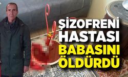 Şizofreni hastası olduğu iddia edilen şahıs, babasını bıçaklayarak öldürdü