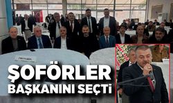 Şoförler başkanını seçti; Kemal Çam güven tazeledi