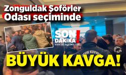 Zonguldak Şoförler Odası seçiminde büyük kavga!